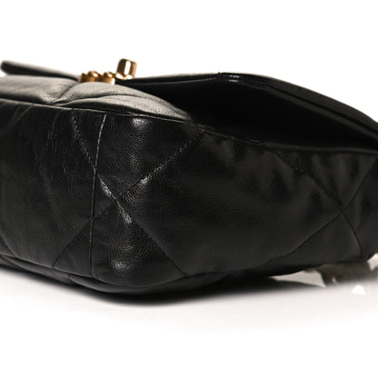 Chanel Lambskin Quilted Medium Chanel 19 Flap Black 9 of 11
