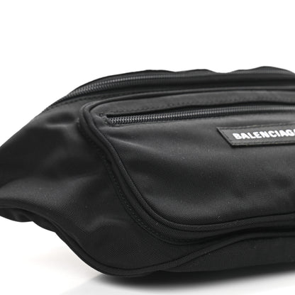 Balenciaga Recycled Casual Nylon Explorer Beltpack Black 8 of 9