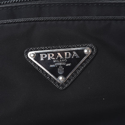 Prada Tessuto Nylon Saffiano Belt Bag Black 7 of 10