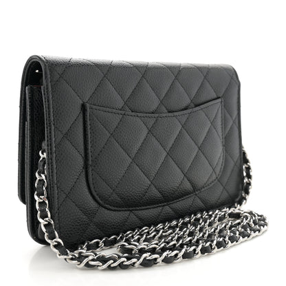 Chanel Caviar Quilted Wallet on Chain WOC Black 3 of 11