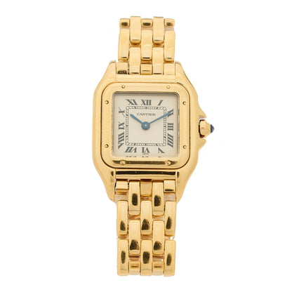 Cartier 18K Yellow Gold 22mm Panthere Quartz Watch 1 of 4
