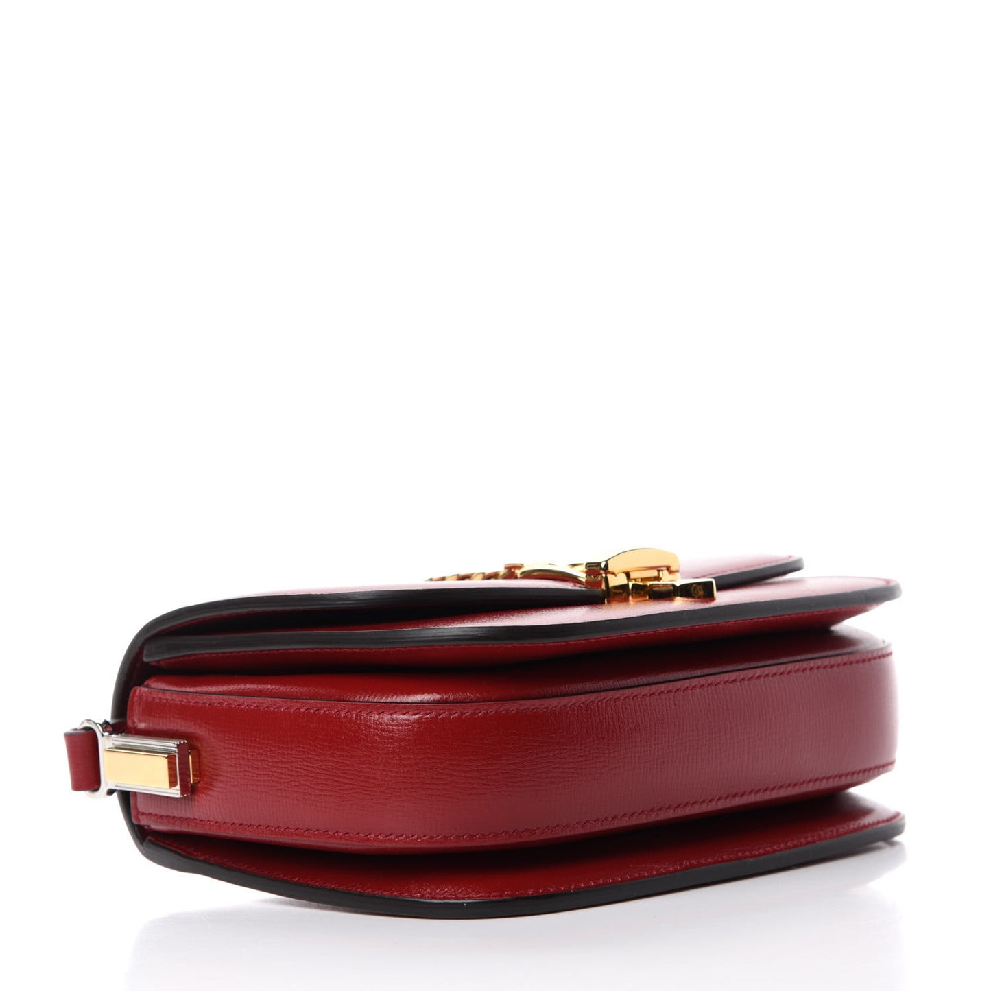Azalea Calfskin Mini Sylvie 1969 Flap Messenger Bag New Cherry Red