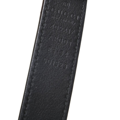 Gucci Calfskin Double G 20mm Belt 85 34 Black 3 of 5