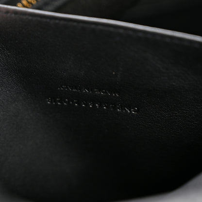 Saint Laurent Calfskin Suede Small Monogram Downtown Cabas Black 7 of 12