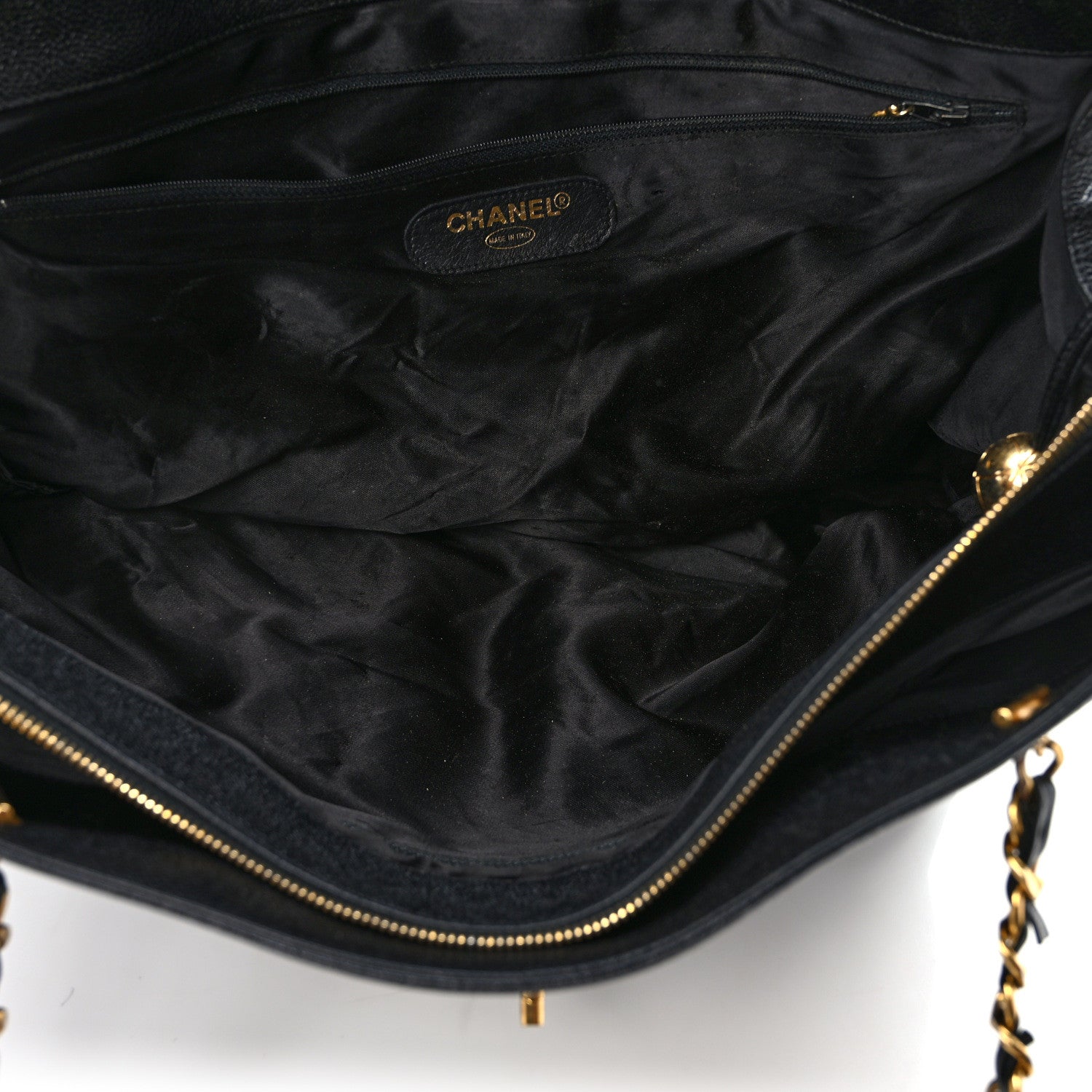 Chanel Caviar XL Weekender Bag Black 5 of 12