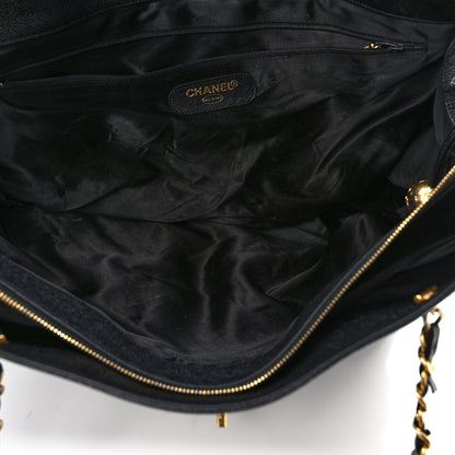 Chanel Caviar XL Weekender Bag Black 5 of 12