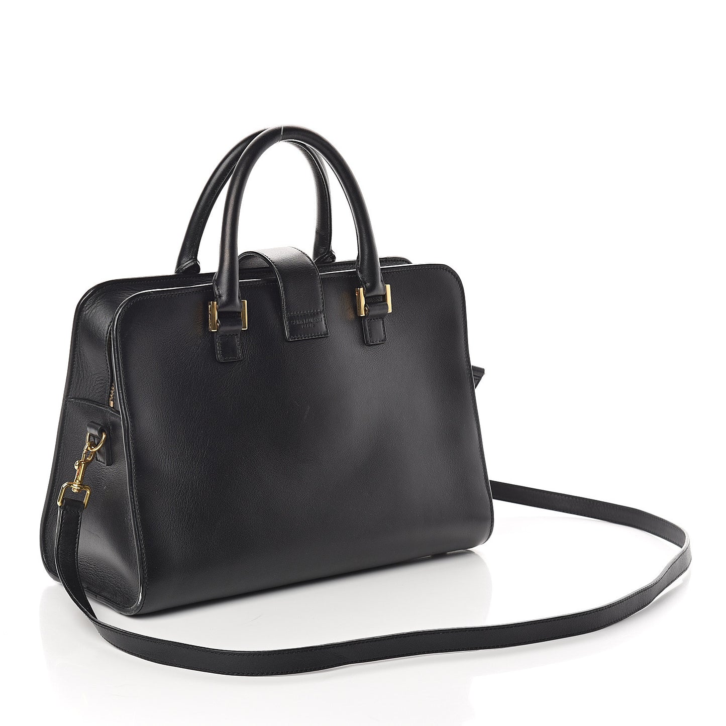 Calfskin Small Monogram Cabas Black