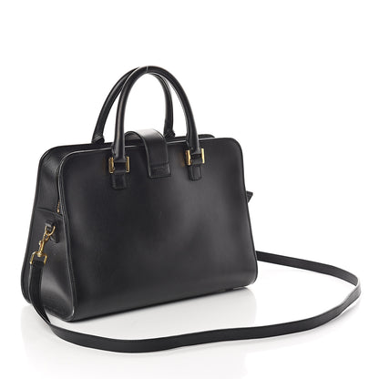 Saint Laurent Calfskin Small Monogram Cabas Black 2 of 8