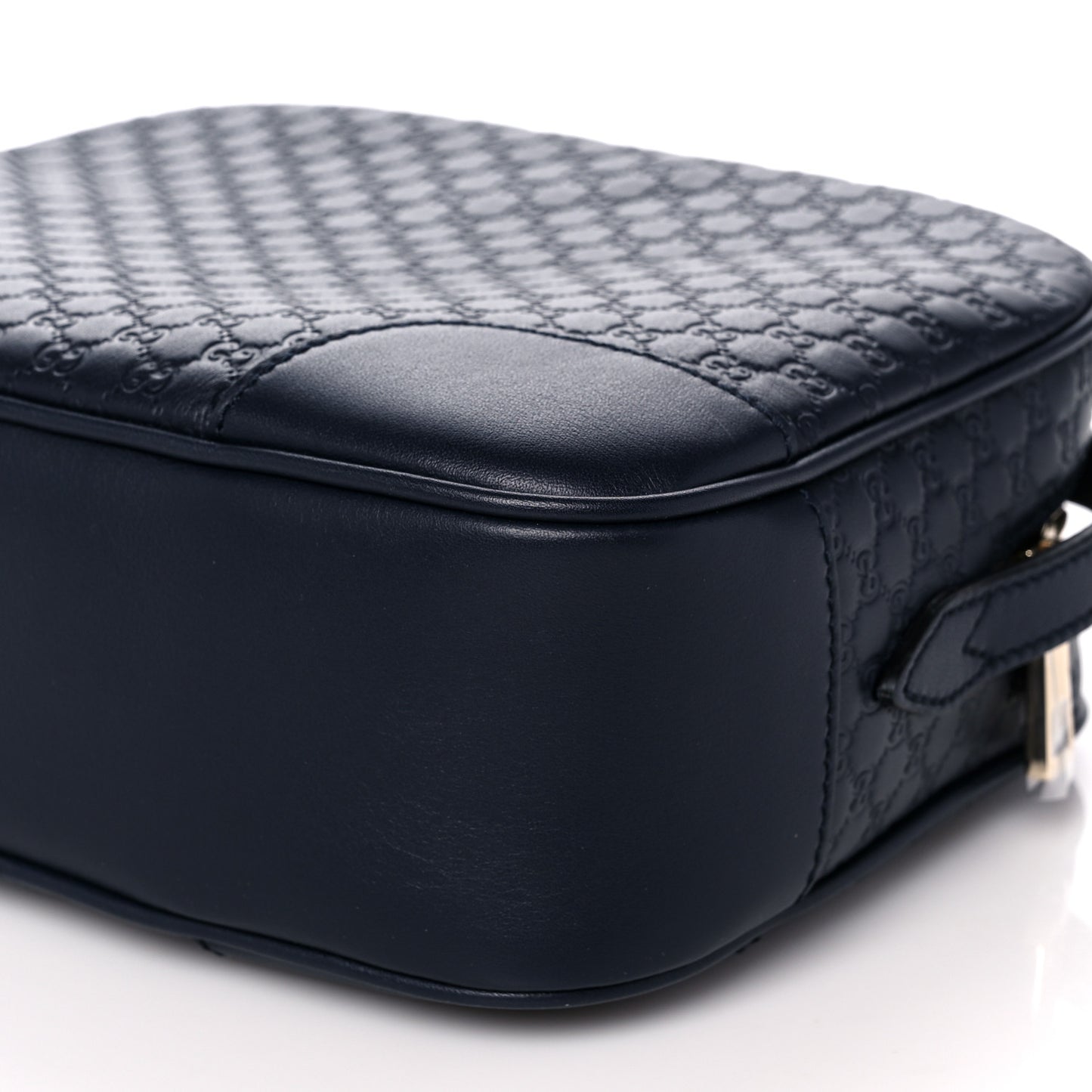 Soft Microguccissima Mini Bree Messenger Bag Blue