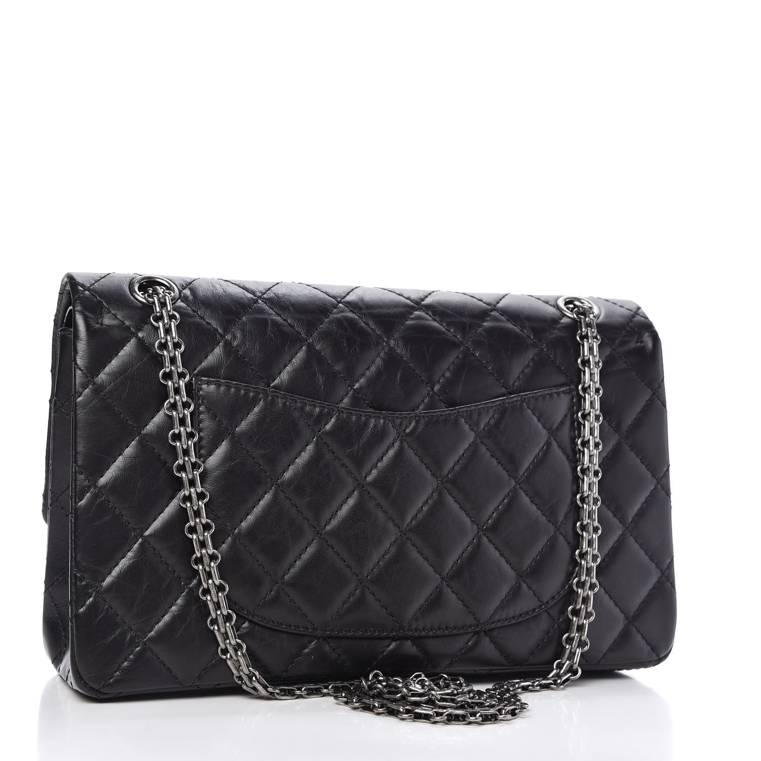 Chanel Aged Calfskin Quilted 2.55 Reissue 226 Flap Black 3 of 11