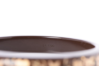 Louis Vuitton Resin Swarovski Medium Inclusion Bracelet PM Marron 3 of 4