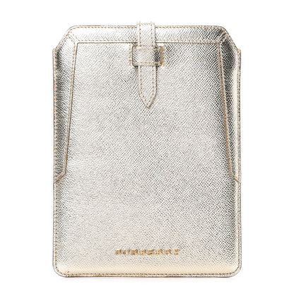 Burberry Metallic London Grainy Calfskin iPad Mini Sleeve Gold 1 of 6