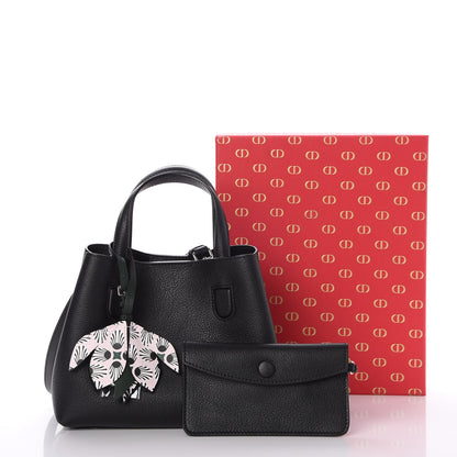 Christian Dior Grained Calfskin Small Blossom Tote Black 12 of 12