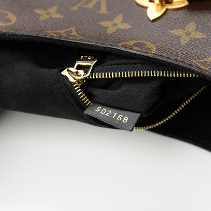 Louis Vuitton Monogram Flower Hobo Black 9 of 10