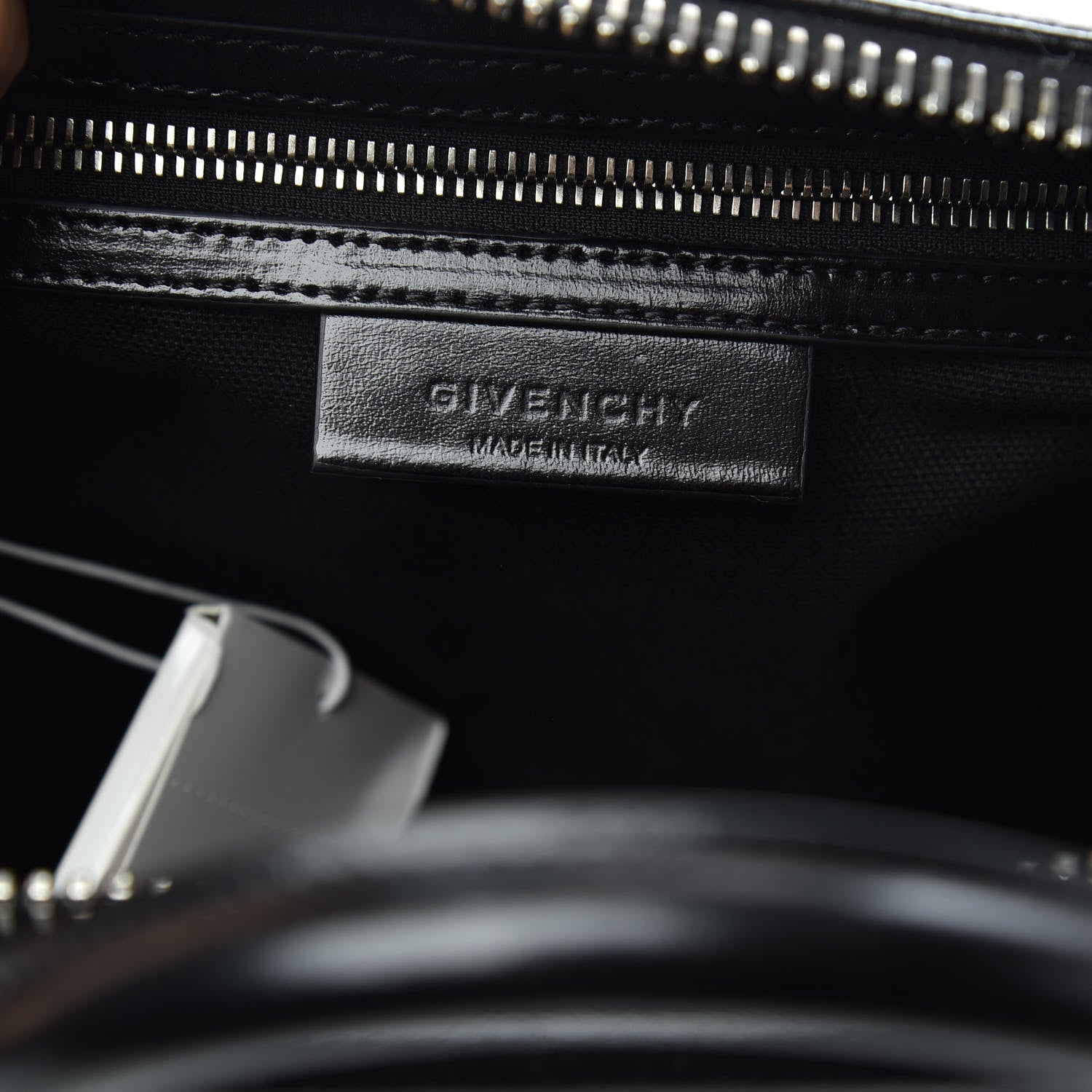 Givenchy Shiny Lord Calfskin Medium Antigona Black 6 of 10