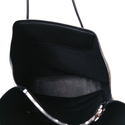 Alexander Wang Pebbled Calfskin Large Prisma Skeletal Tote Black Silver Hardware 11 of 20