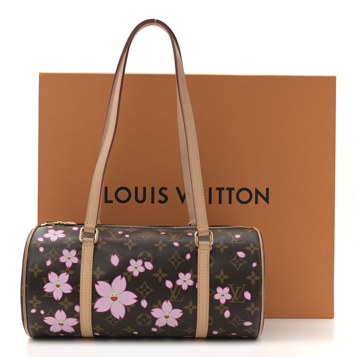 Louis Vuitton LV X TM Monogram Cherry Blossom Papillon Sakura Brown 14 of 14