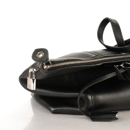 Louis Vuitton Veau Cachemire Soft Lockit MM Black 8 of 8