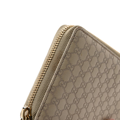 Gucci Microguccissima Nice Zip Around Wallet Off White 11 of 12