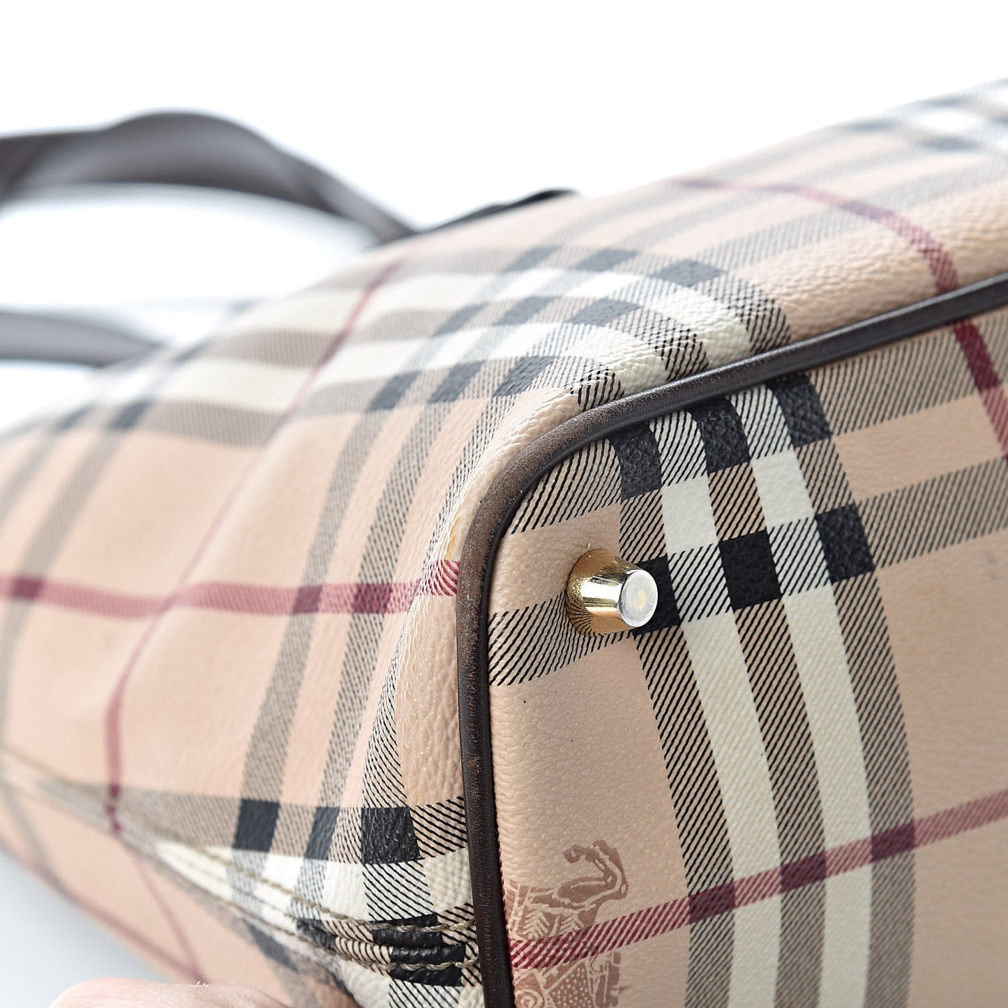 Haymarket Check Medium Regent Tote Chocolate