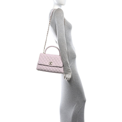 Chanel Caviar Quilted Small Coco Handle Flap Lilas Lilac 2 of 11
