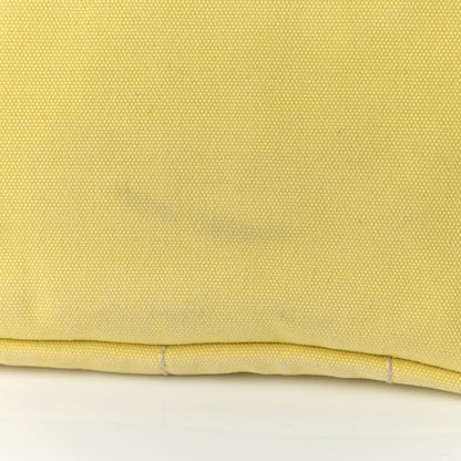 Prada Canvas Canapa Small Logo Tote Yellow 16 of 19