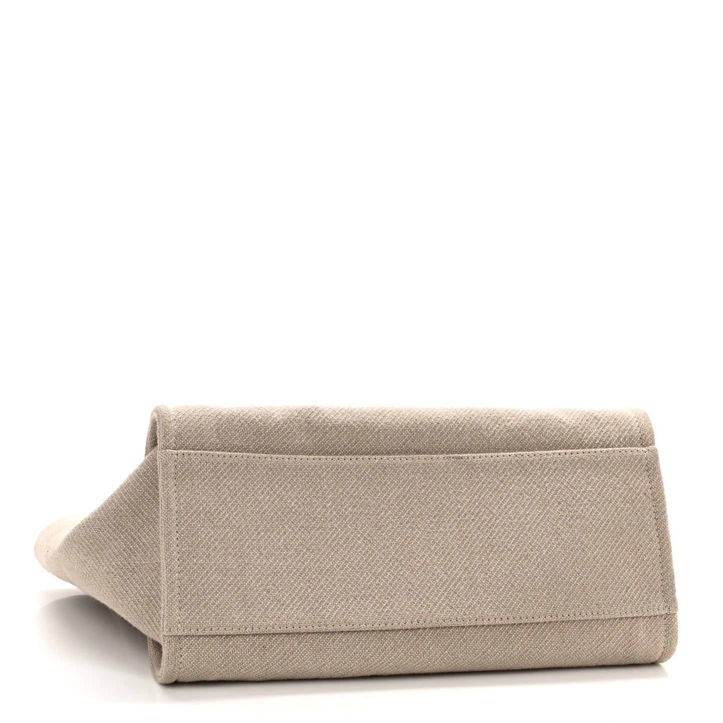 Mixed Fibers Medium Deauville Tote Beige Black