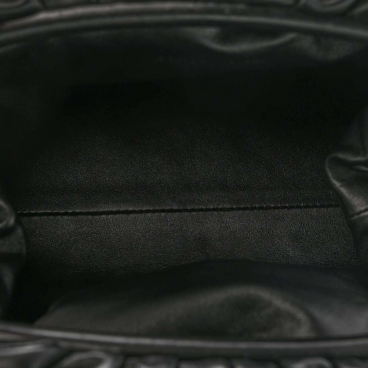 Bottega Veneta Smooth Butter Calf The Pouch Oversized Clutch Black 5 of 9