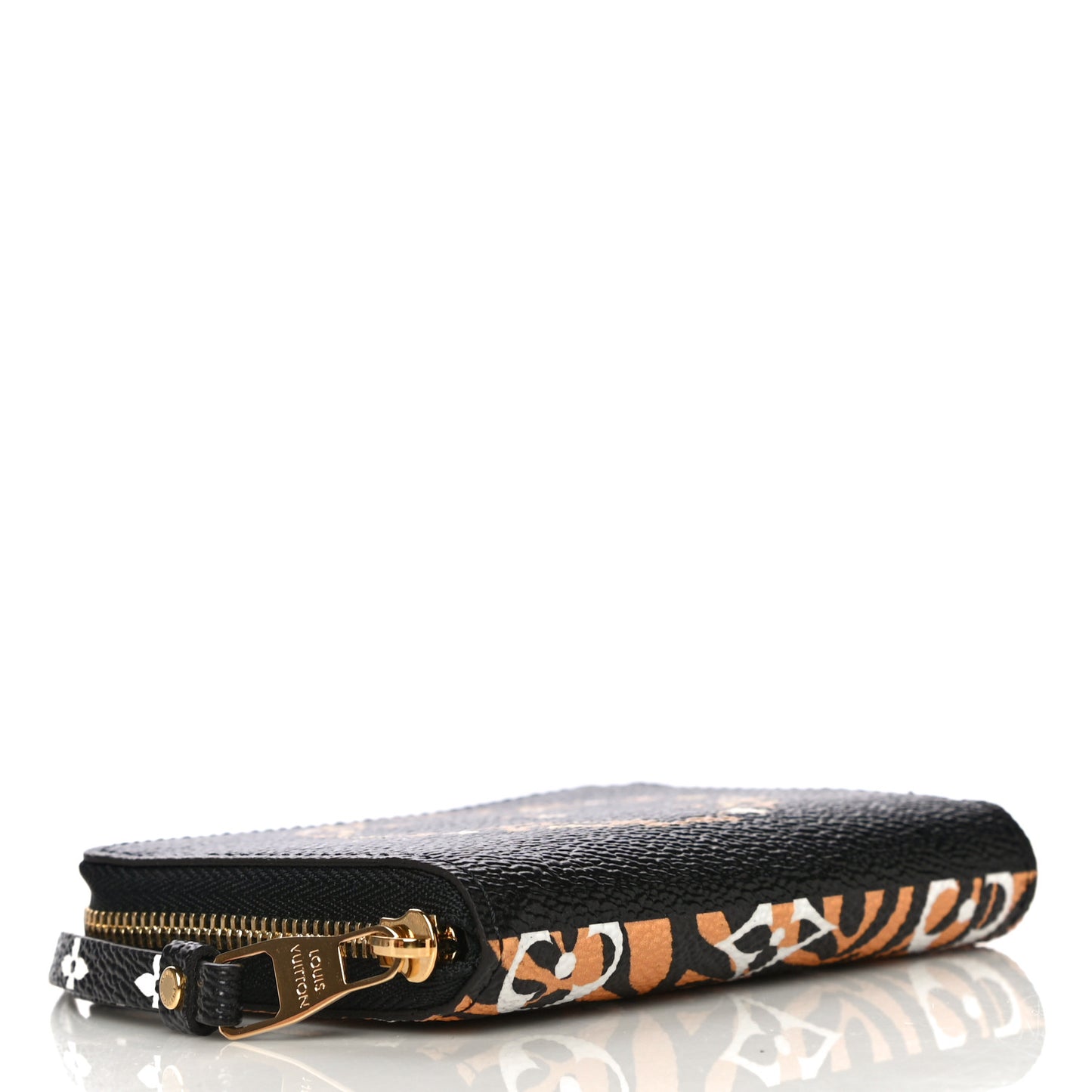 Monogram Giant Jungle Zippy Coin Purse Black