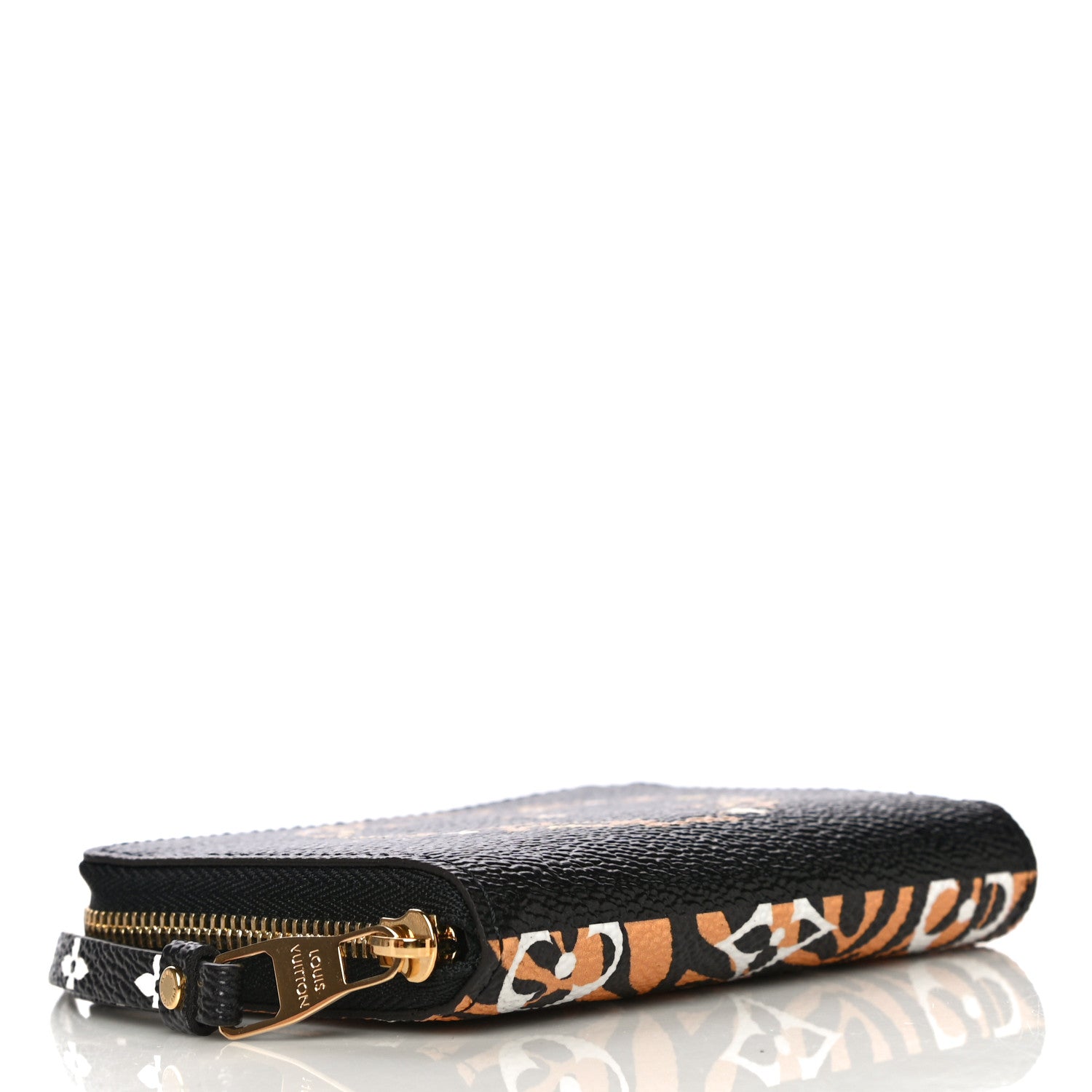 Louis Vuitton Monogram Giant Jungle Zippy Coin Purse Black 4 of 10