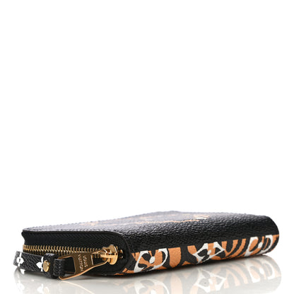 Louis Vuitton Monogram Giant Jungle Zippy Coin Purse Black 4 of 10