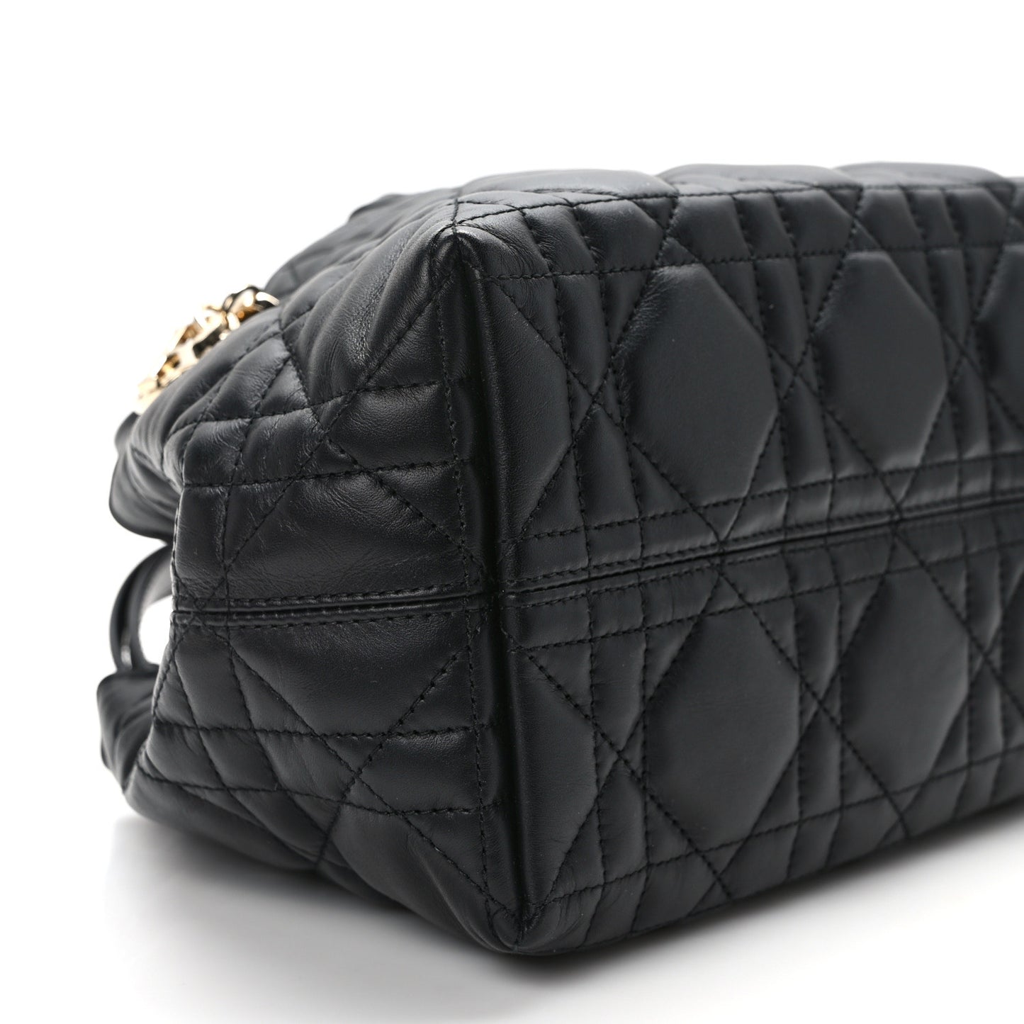 Calfskin Macrocannage Small Toujours Black