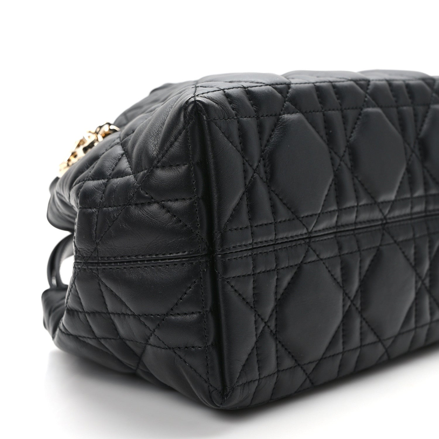 Christian Dior Calfskin Macrocannage Small Toujours Black 10 of 11