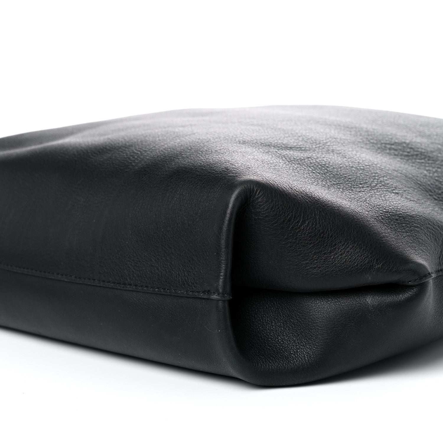 Burberry Calfskin Grommet Hobo Black 9 of 16