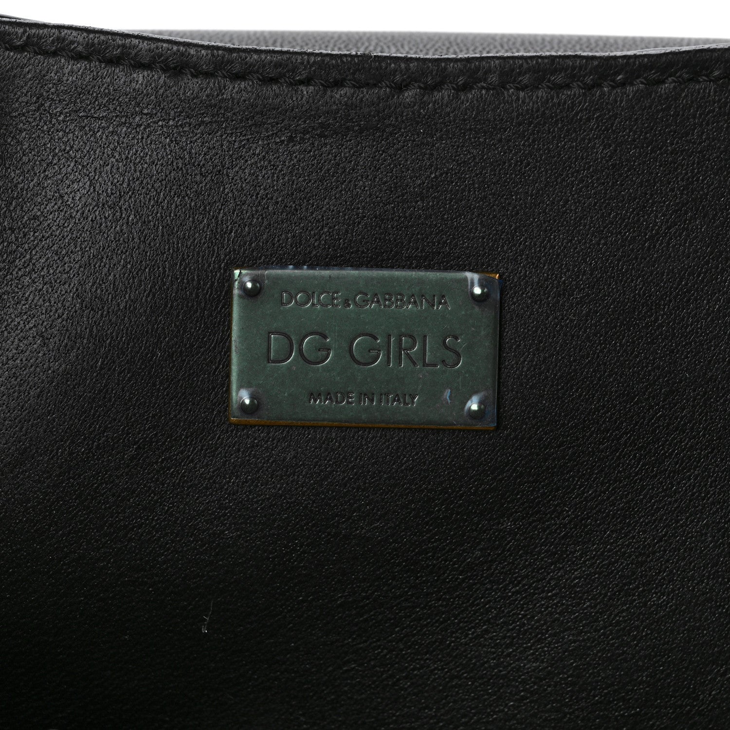 Dolce & Gabbana Nappa DG Girls Shoulder Bag Black 6 of 10