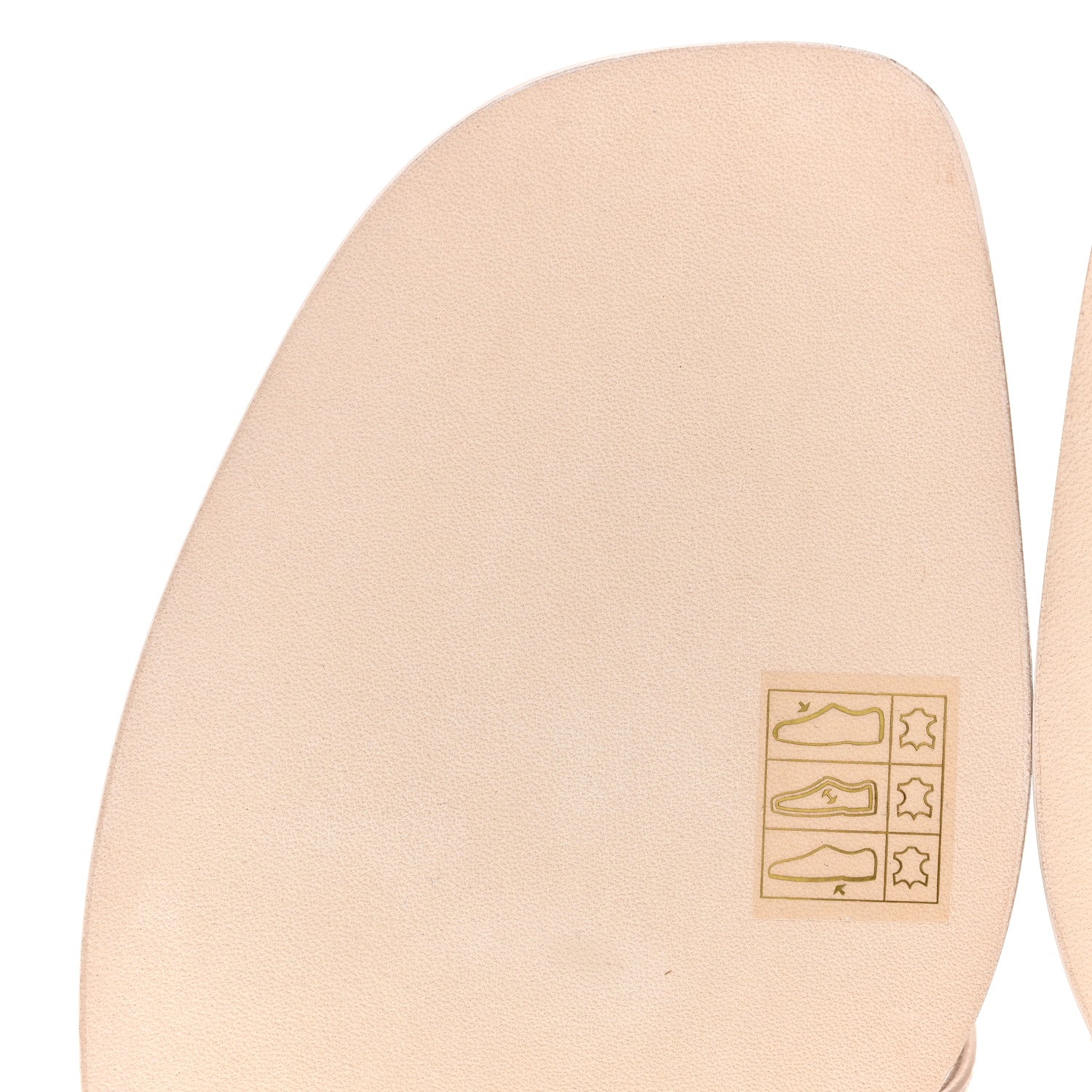 Hermes Box Calfskin Oran Sandals 40 Rose Pale 6 of 17