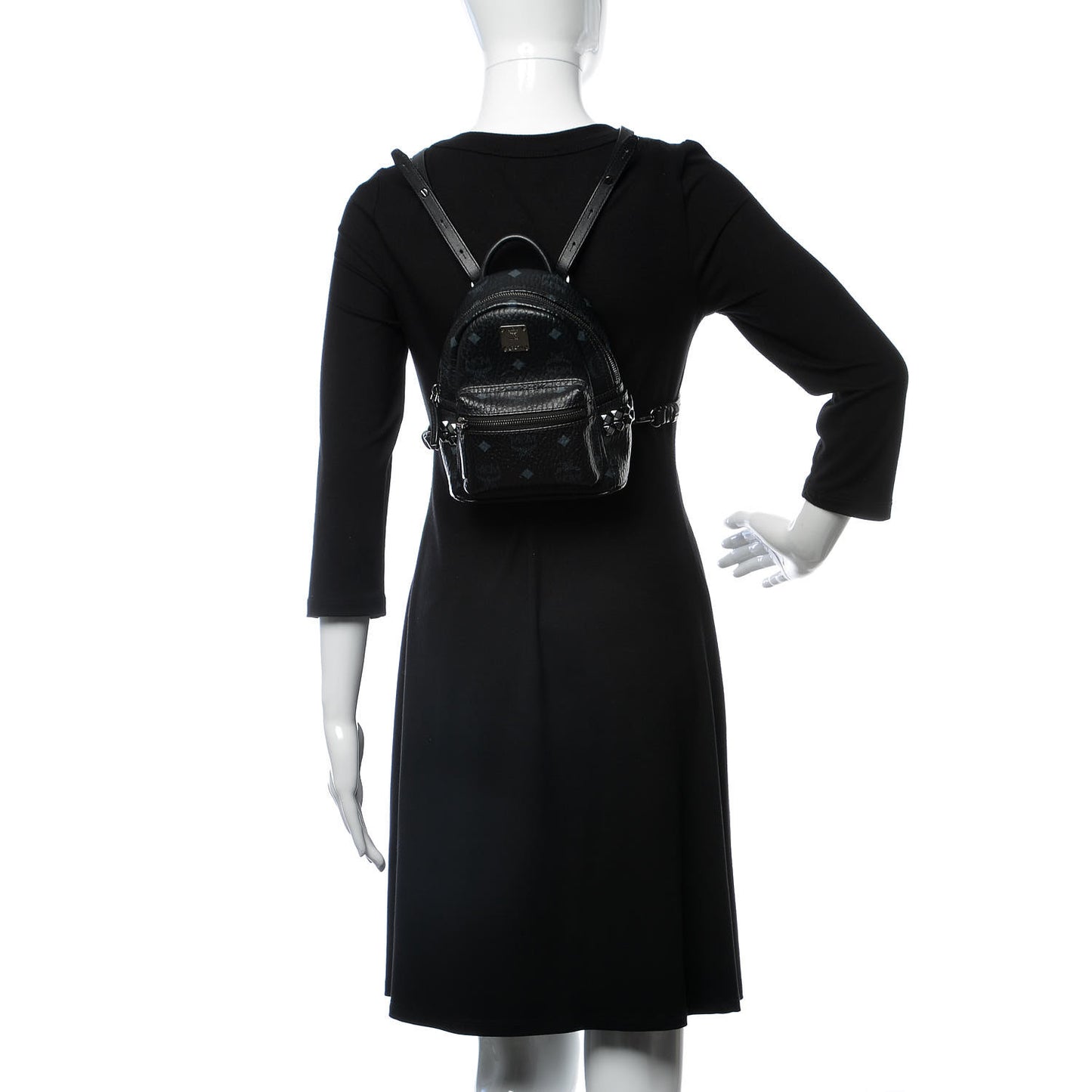 Visetos Studded X-Mini Bebe Boo Backpack Black