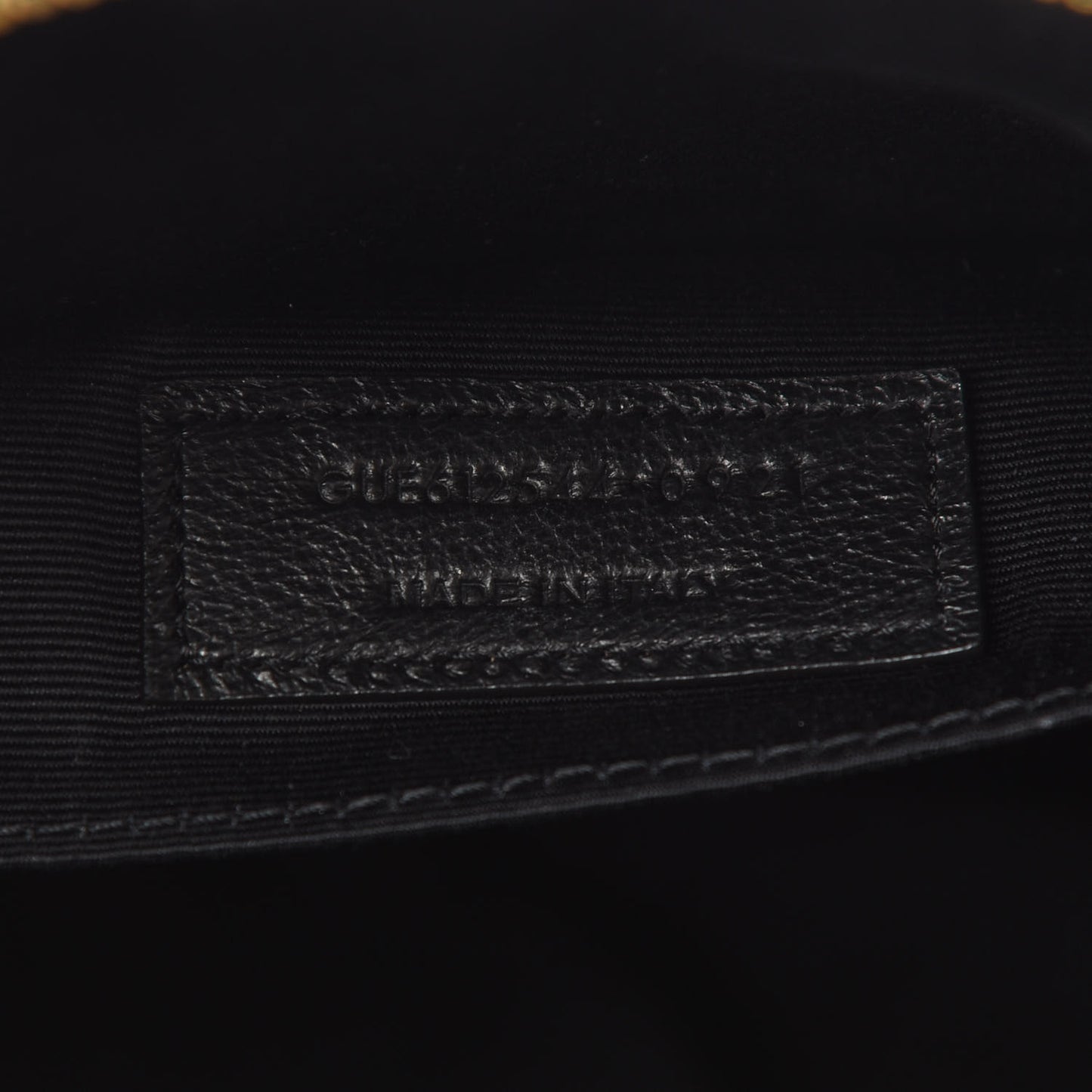 Calfskin Matelasse Monogram Lou Camera Bag Black