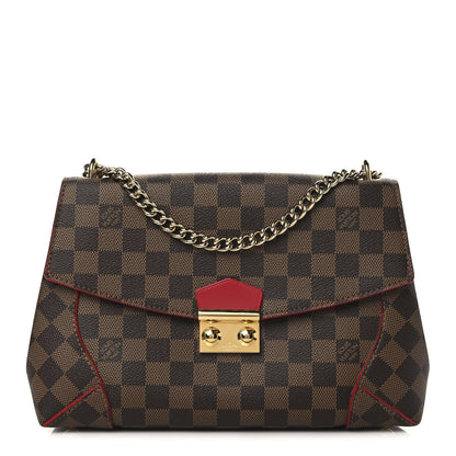 Louis Vuitton Damier Ebene Caissa Clutch Cherry 1 of 9