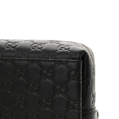 Gucci GG Calfskin Embossed Calfskin Large Tote Bag Black 11 of 12