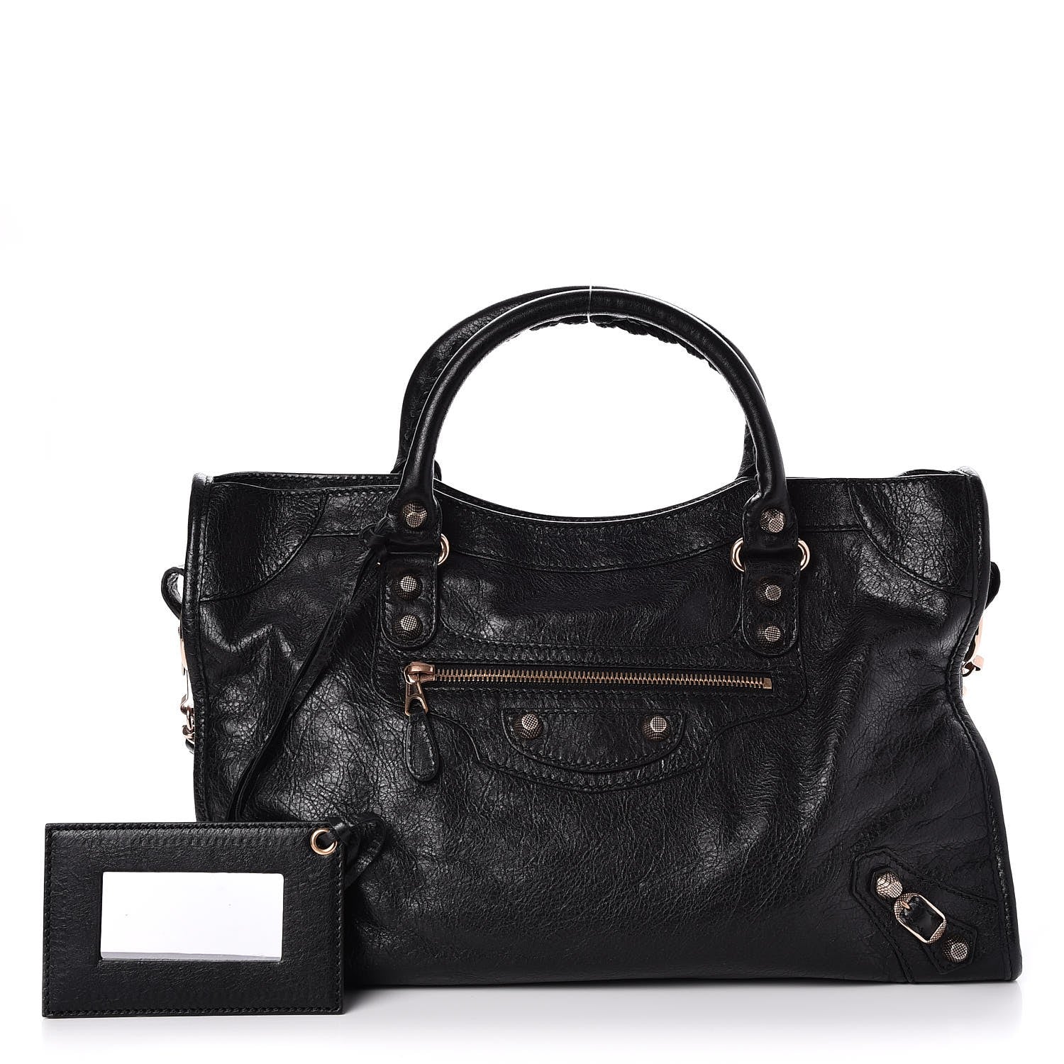 Balenciaga Agneau Giant 12 Rose Gold Hardware City Black 1 of 7