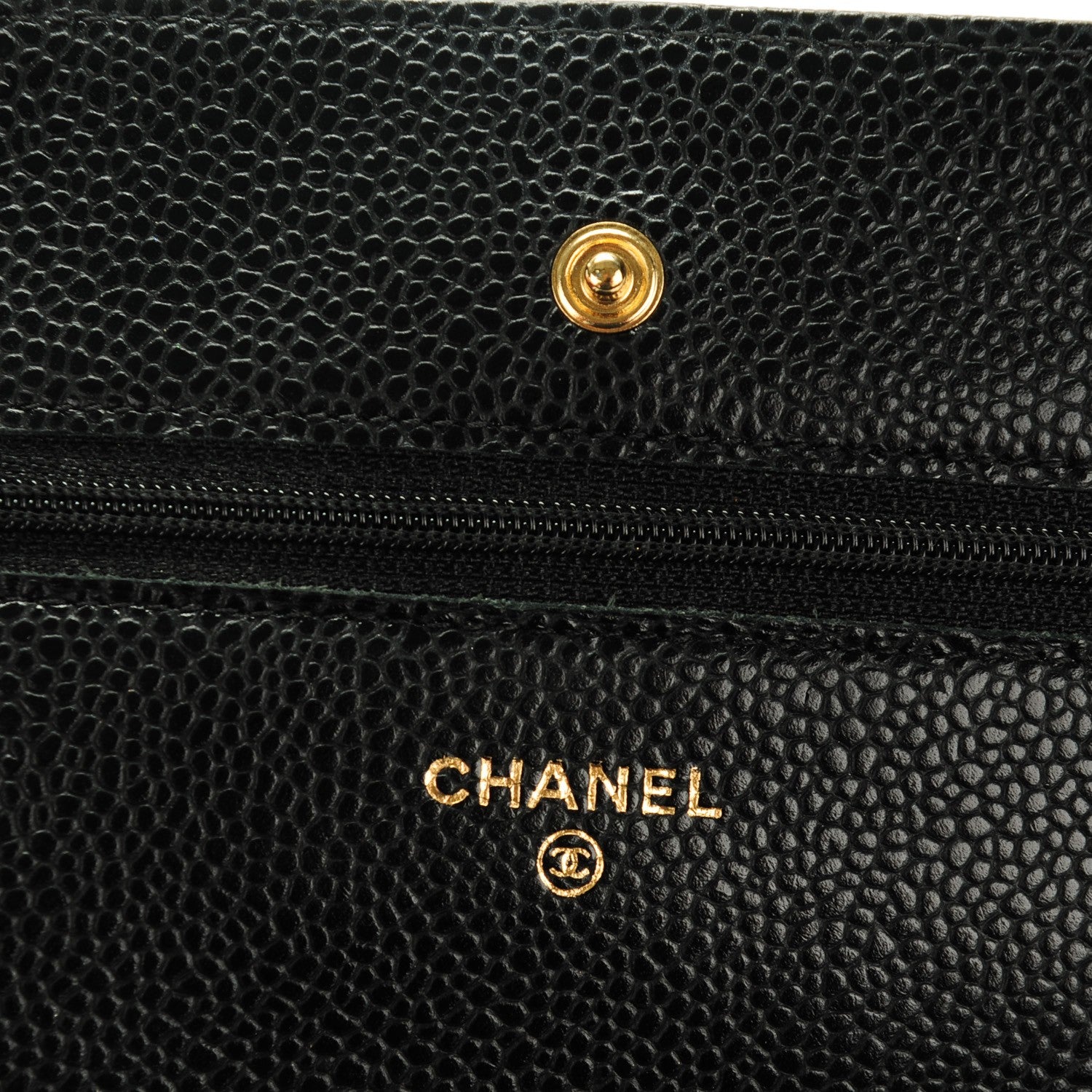 Chanel Caviar Quilted Wallet On Chain WOC Black 6 of 8