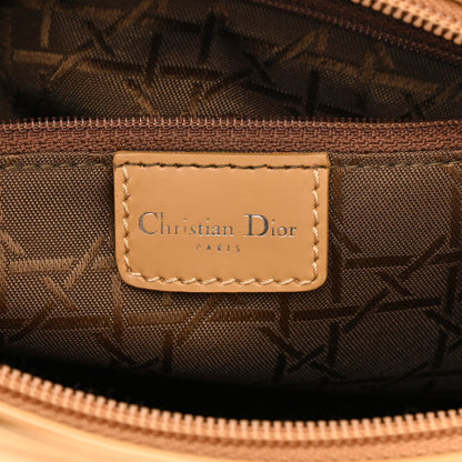 Christian Dior Calfskin Maris Pearl Beaded Top Handle Bag Beige 6 of 14