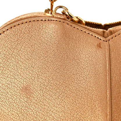 Alaia Metallic Goatskin Le Coeur Chain Bag Cuivre 11 of 11