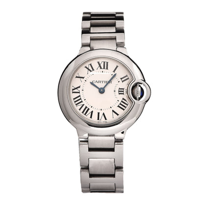Cartier Stainless Steel 28mm Ballon Bleu De Quartz Watch 1 of 7