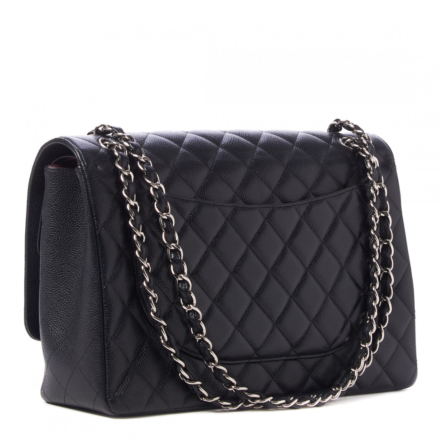 Chanel Caviar Quilted Maxi Double Flap Black 3 of 10