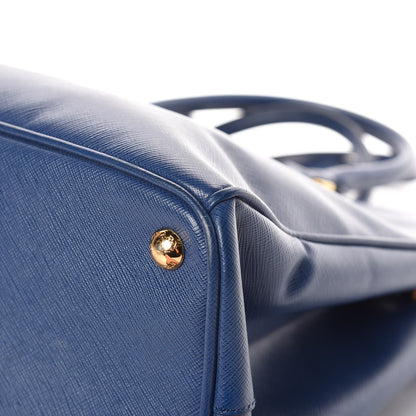 Prada Saffiano Medium Galleria Double Zip Tote Bluette 13 of 17