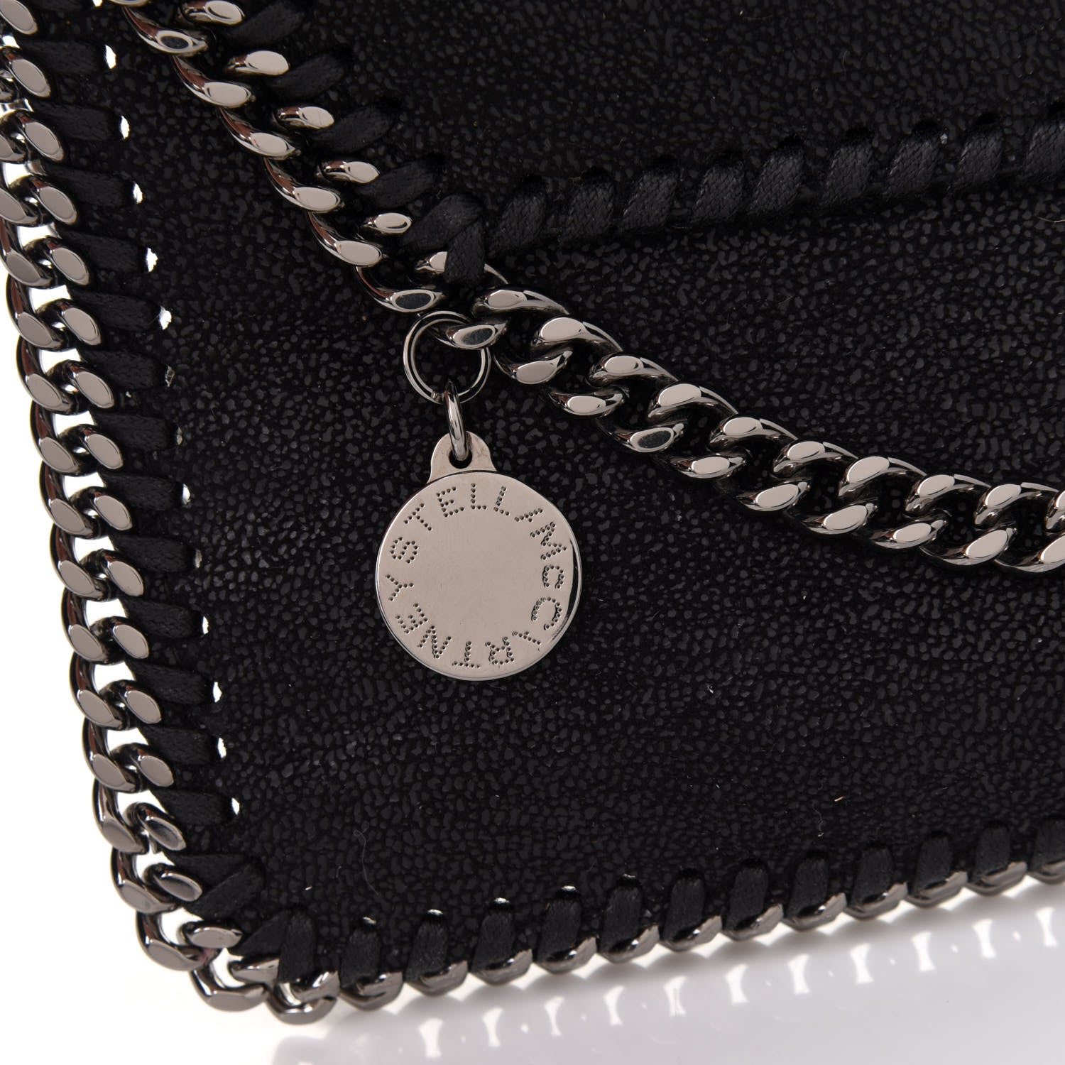 Stella McCartney Shaggy Deer Falabella Mini Crossbody Bag Black 7 of 9