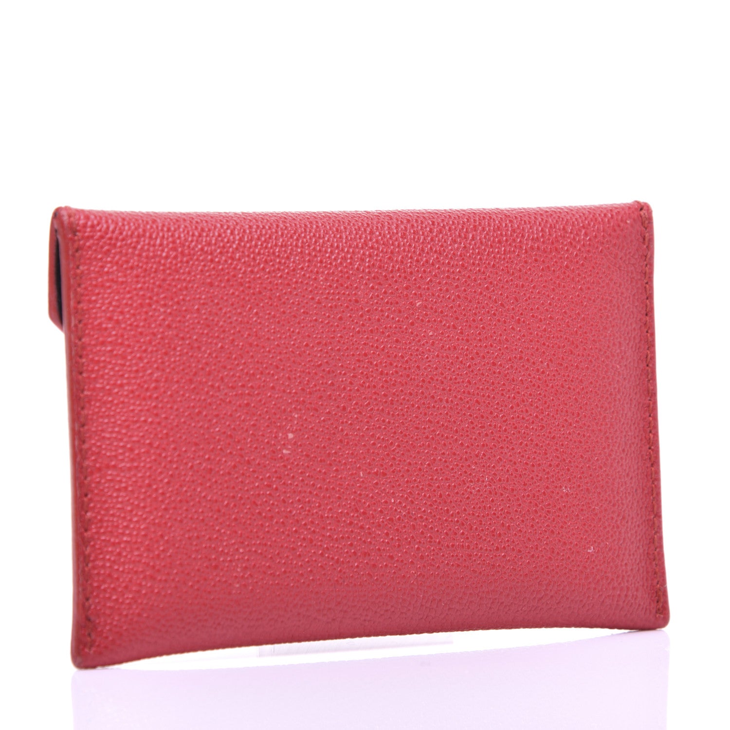Alexander McQueen Calfskin Insignia Envelope Card Holder Pink 3 of 11