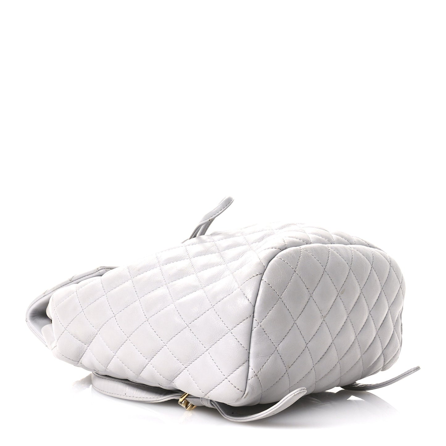 Calfskin Quilted Small Urban Spirit Backpack Grey